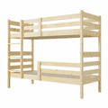 Interbeds teilbares Hochbett aus Kiefernholz 200x90cm mit Leiter und Lattenrost - jervico